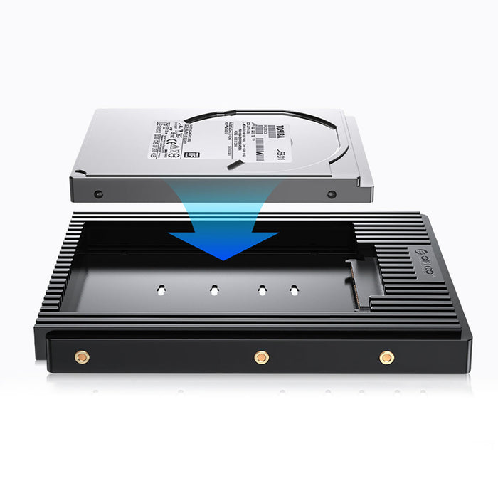 Orico D2SS-6G Drive Adapter 2.5" to 3.5" Converter - Черен