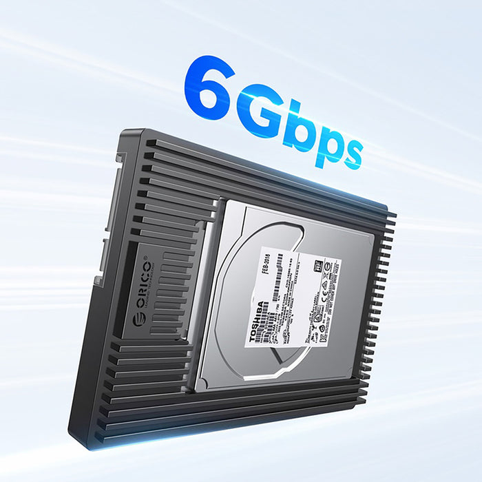 Orico D2SS-6G Drive Adapter 2.5" to 3.5" Converter - Черен