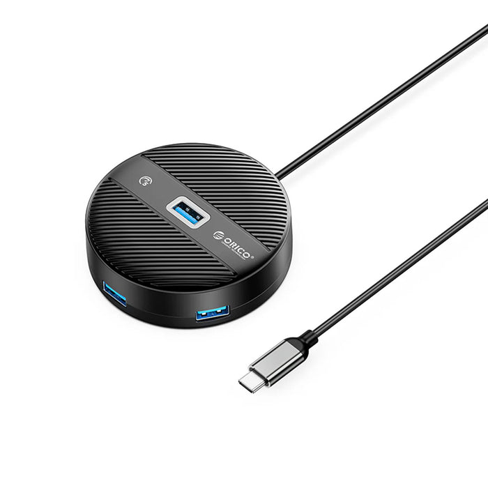 ORICO YS1-C2 4-портов USB хъб 1x USB-A 3.0 3x USB-A 2.0 0.3 м - черен