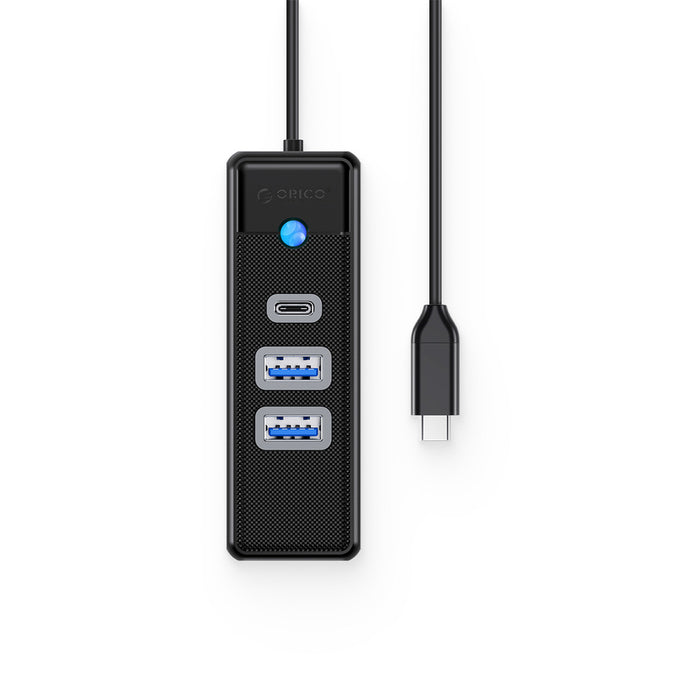Orico PWC2U-C3 3-портов USB хъб 2x USB-A 3.0 1x USB-C 3.0 1 м - черен