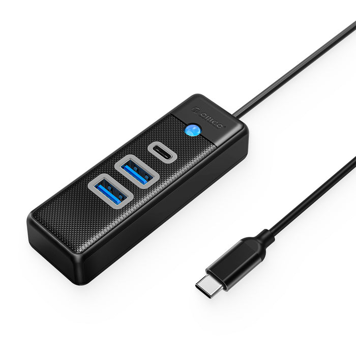 Orico PWC2U-C3 3-портов USB хъб 2x USB-A 3.0 1x USB-C 3.0 1 м - черен