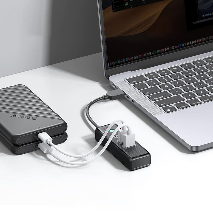 Orico PWC2U-U3 3-портов USB хъб 2x USB-A 3.0 1x USB-C 3.0 0.15 м - черен