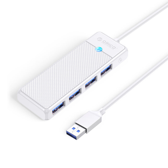 Orico PAPW4A-U3 USB хъб 4-портов 4x USB-A 3.0 1.8 м - бял