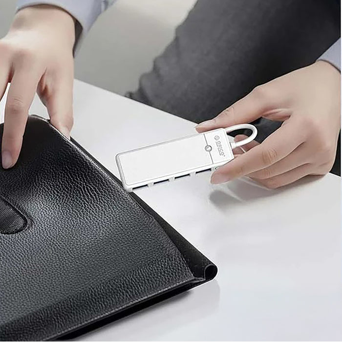 Orico PAPW4A-C3 USB хъб 4-портов 4x USB-A 3.0 1.8 м - бял