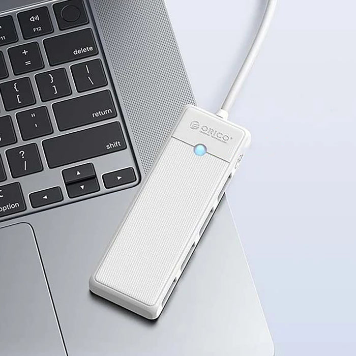 Orico PAPW4A-C3 USB хъб 4-портов 4x USB-A 3.0 1.8 м - бял