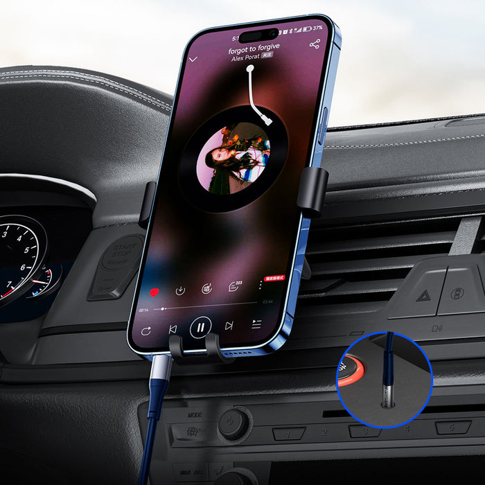 Orico AXC-02 USB-C към 3.5 мм жак аудио кабел 20 см - син