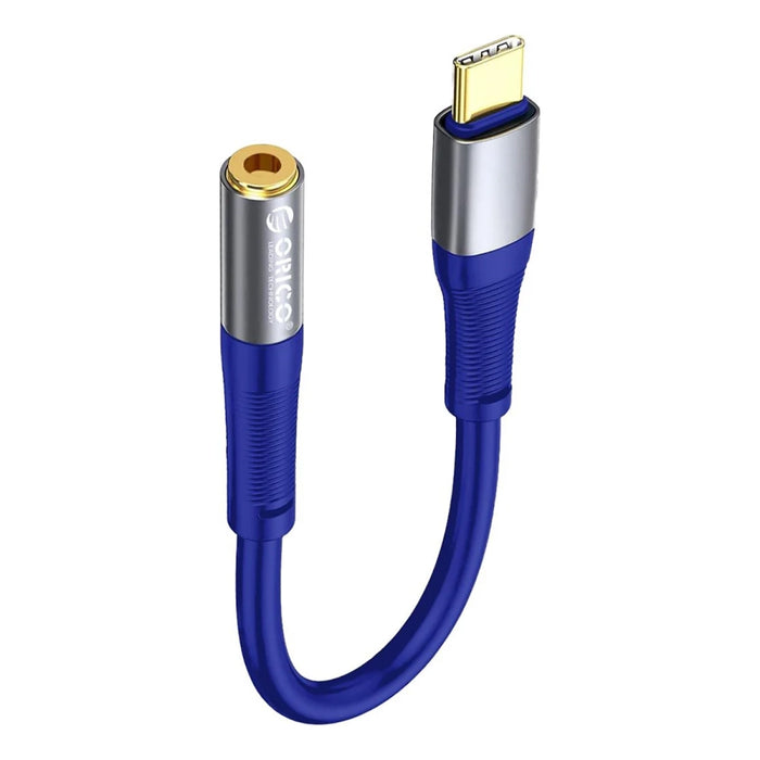 Orico AXC-02 USB-C към 3.5 мм жак аудио кабел 20 см - син