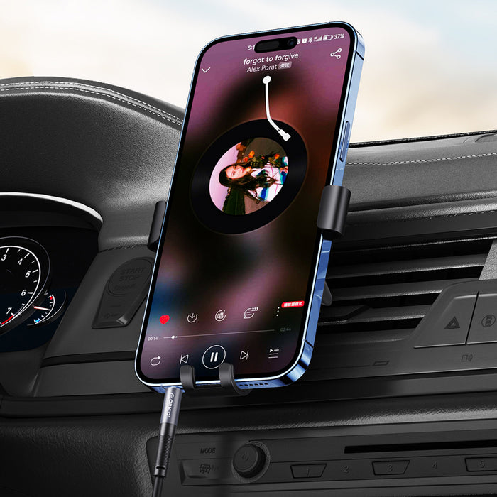 Orico AXW Ъглов аудио кабел Mini Jack 3.5 мм мъжки към мъжки 2 м - черен