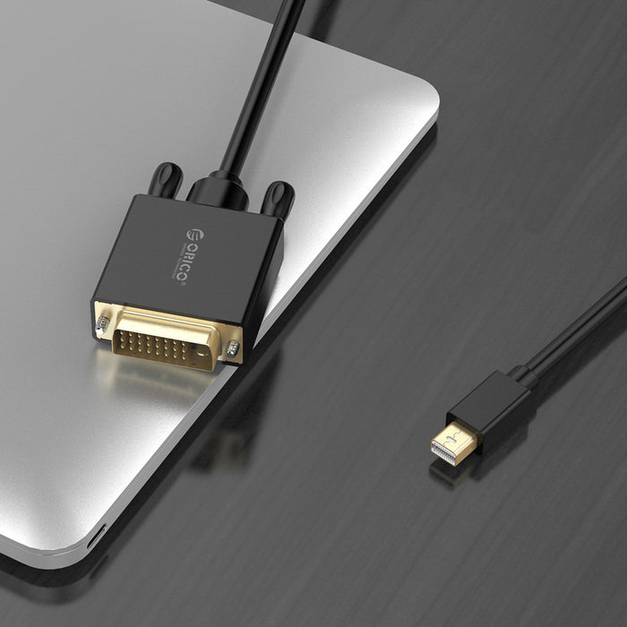 Orico XD-MDTD Mini DisplayPort към DVI Full HD 60 Hz кабел 2 м - черен