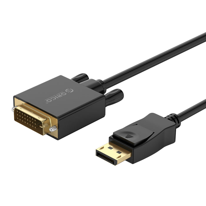 Orico XD-DTD DisplayPort към DVI 4K кабел 2 м - черен