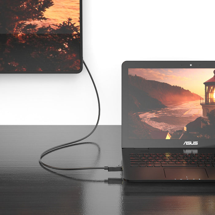Orico XD-DTD DisplayPort към DVI 4K кабел 2 м - черен