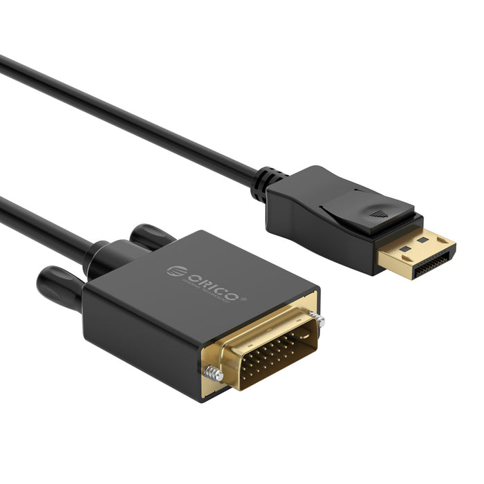Orico XD-DTD DisplayPort към DVI 4K кабел 1 м - черен