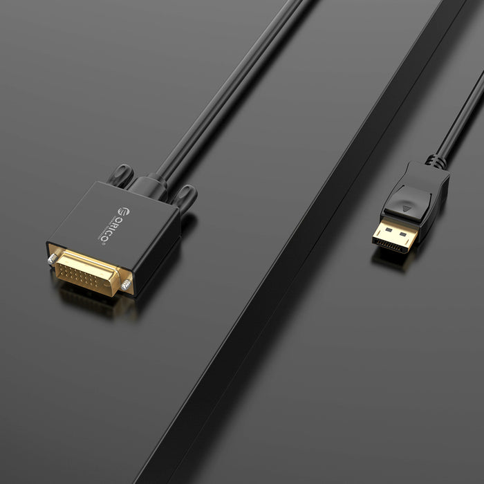 Orico XD-DTD DisplayPort към DVI 4K кабел 1 м - черен