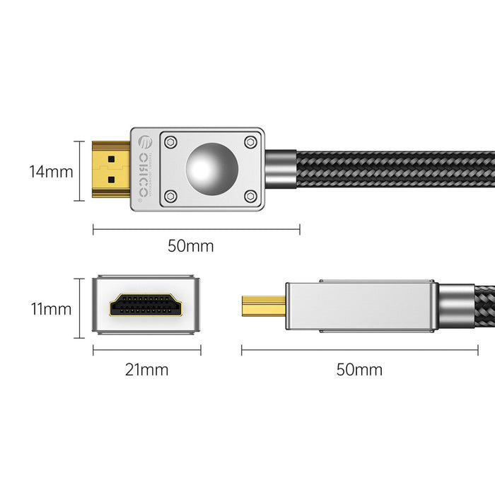 Orico H4BY HDMI 2.0 кабел 0.5 м - черен