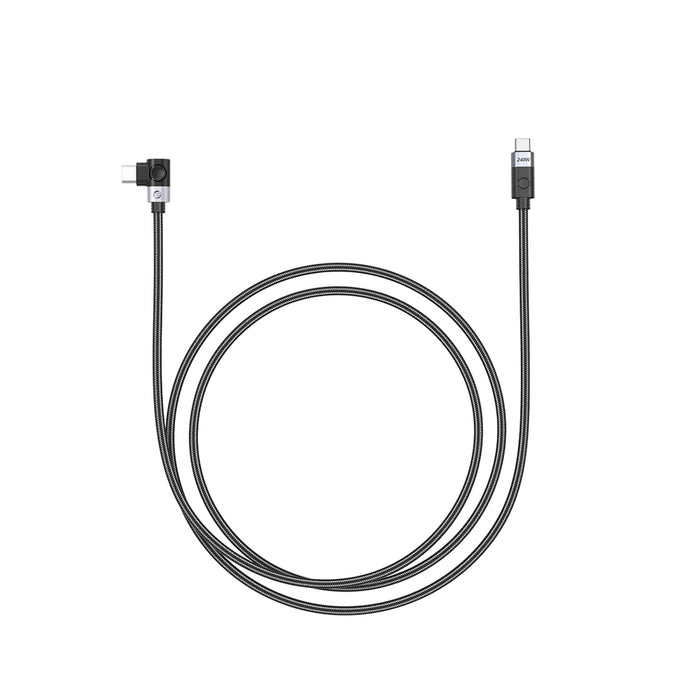 Orico CW240 USB-C към USB-C PD 240W 1m ъглов кабел - черен