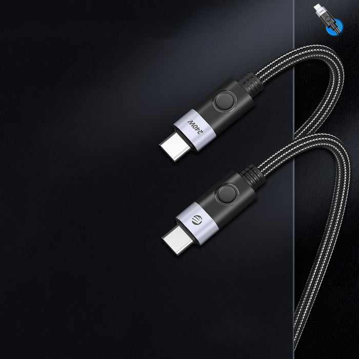 Orico CC240 USB-C към USB-C PD кабел 240W 480Mbps 1.5 м - черен