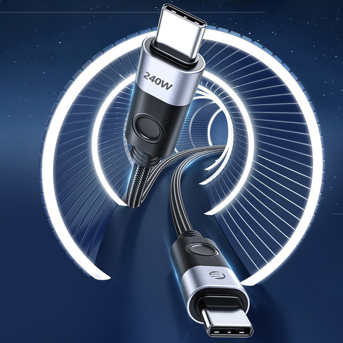 Orico CC240 USB-C към USB-C PD кабел 240W 480Mbps 1.5 м - черен