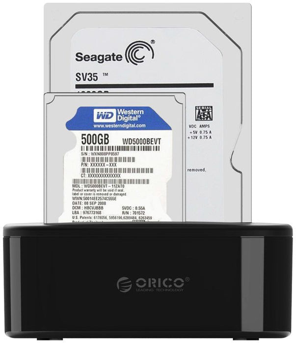 HDD/SSD докинг станция Orico - 6218US3, черна