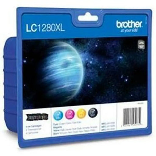 Оригиална касета за мастило Brother LC1280XL Жълт (4 броя)