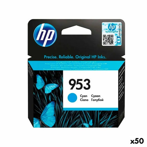 Оригиална касета за мастило HP 953 Синьо-зелен (50 броя)