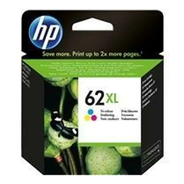 Оригиална касета за мастило HP Nº 62 XL Трицветен (60 броя)