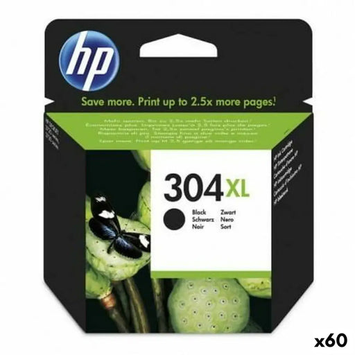 Оригиална касета за мастило HP Nº304XL Черен (60 броя)
