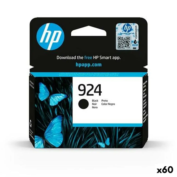 Оригиална касета за мастило HP Nº 924 Черен (60 броя)