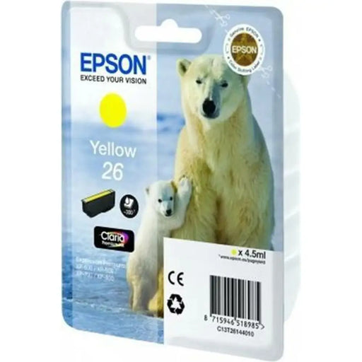 Оригиална касета за мастило Epson 26 Жълт