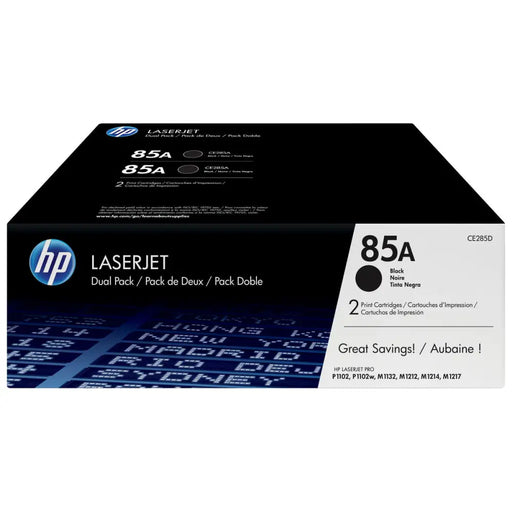 Oригинален тонер HP 85A (2 uds) Черен Toнер (2 uds)