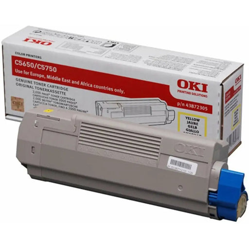 Oригинален тонер OKI 43872305 Жълт