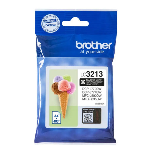 Оригиална касета за мастило Brother LC 3213BK Черен