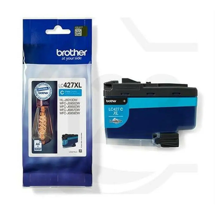 Оригиална касета за мастило Brother LC427XL Синьо-зелен (5
