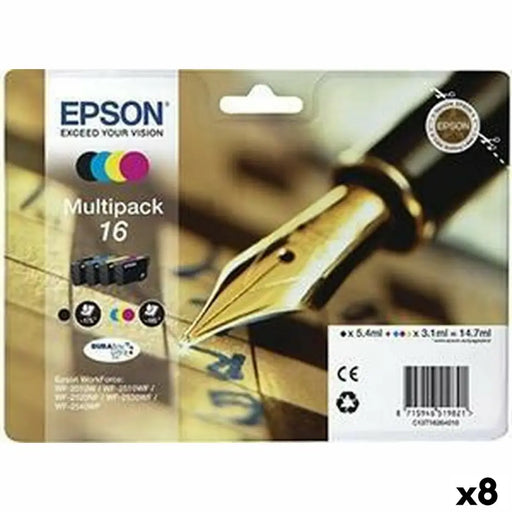 Оригиална касета за мастило Epson Черен/Циан/Магента/Жълт