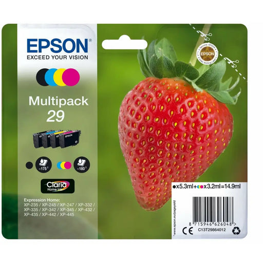 Оригиална касета за мастило Epson Multipack 4-colours 29