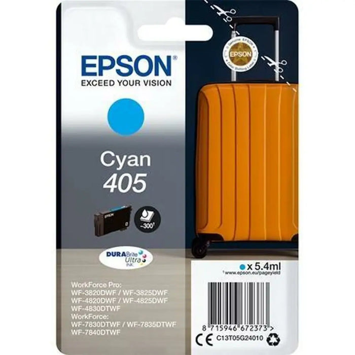 Оригиална касета за мастило Epson Nº 405 Синьо-зелен (8