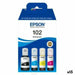 Оригиална касета за мастило Epson Nº102 Multipack Жълт (15