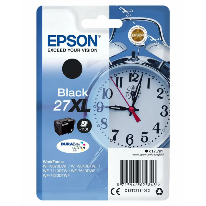 Оригиална касета за мастило Epson WF-3000 7000 - Nº27XL