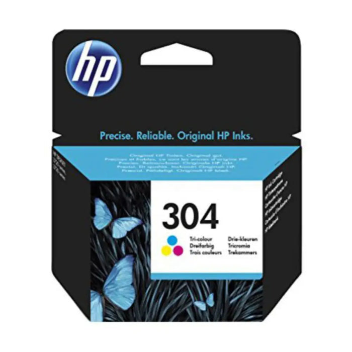 Оригиална касета за мастило HP 304 Трицветен (25 броя)
