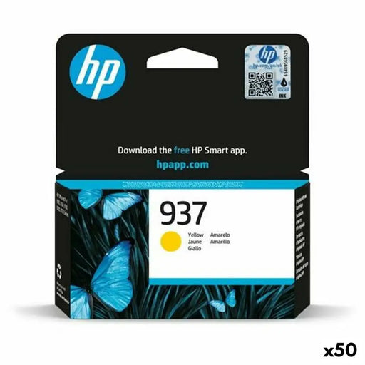 Оригиална касета за мастило HP 937 Жълт (50 броя)