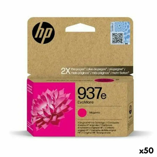 Оригиална касета за мастило HP Nº 937E Пурпурен цвят (50