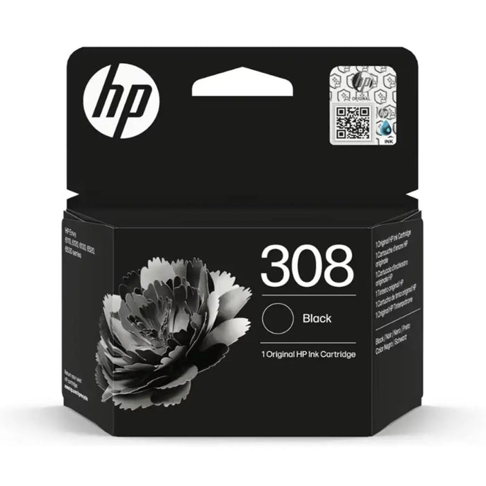 Оригиална касета за мастило HP Nº 308 Черен (60 броя)