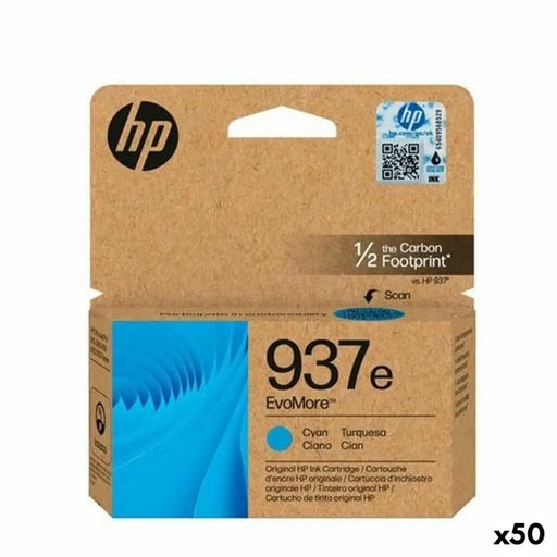 Оригиална касета за мастило HP Nº937E Синьо-зелен (50 броя)