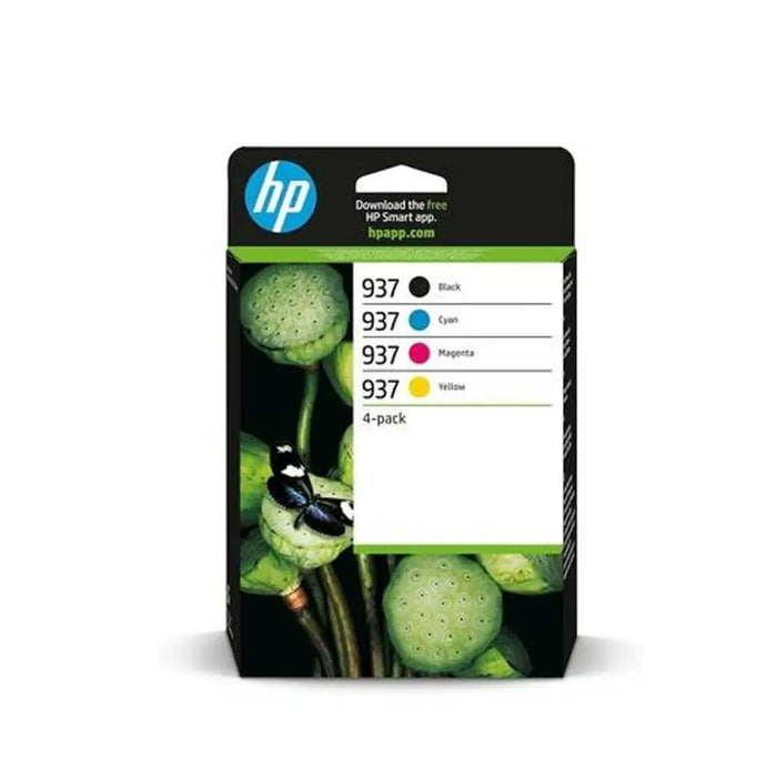 Оригиална касета за мастило HP Жълт Син Черен Пурпурен цвят