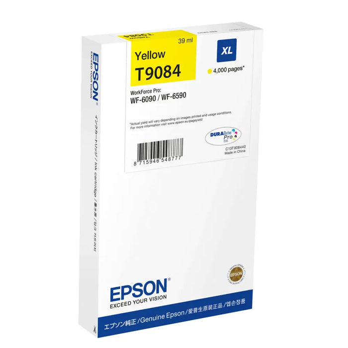 Оригиална касета за мастило Epson C13T90844N Жълт