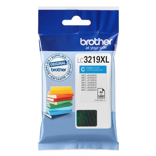 Оригиална касета за мастило Brother LC 3219XLC Син Синьо