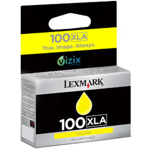 Оригиална касета за мастило Lexmark 100 XLA Жълт
