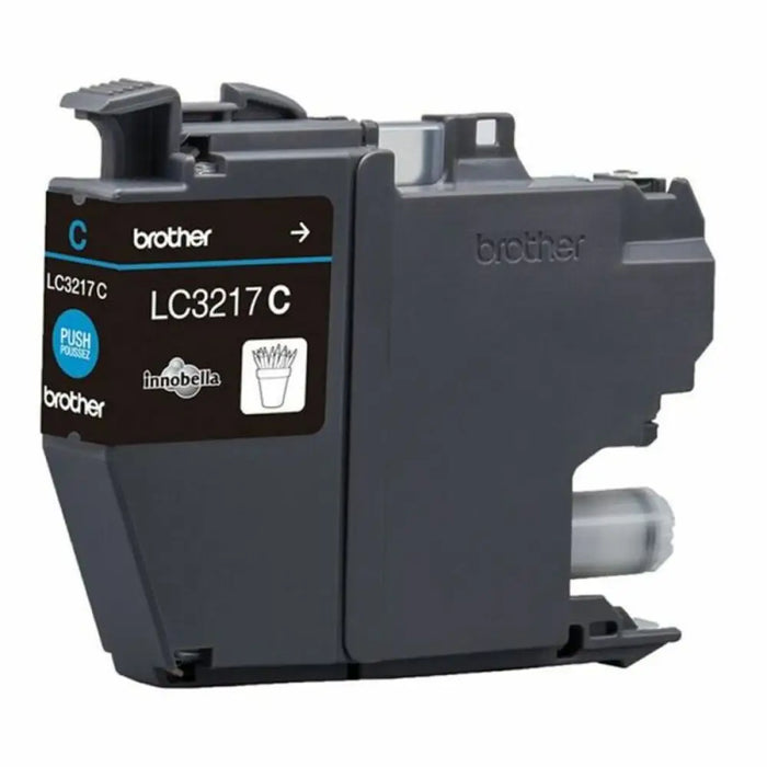 Оригиална касета за мастило Brother LC 3217C Синьо зелен
