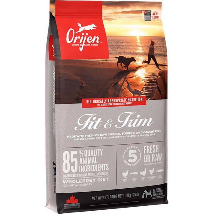 ORIJEN Fit & Trim - суха храна за кучета - 11,4 кг