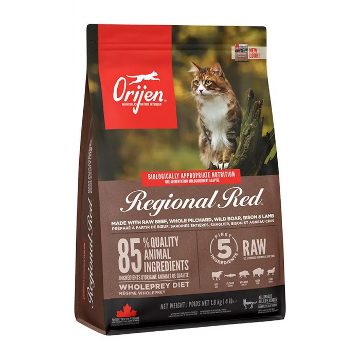 ORIJEN Regional Red Cat - суха храна за котки - 1,8кг