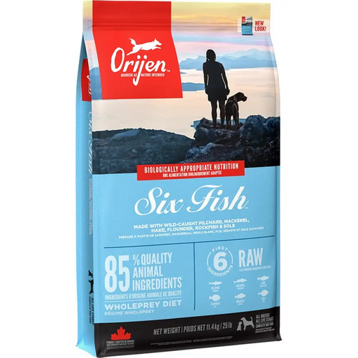 ORIJEN Six Fish - суха храна за кучета - 11,4 кг